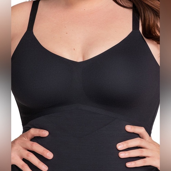 EUC Honeylove Black Shapewear Tank Lift wear Cami Top Rare Large - Picture 8 of 8